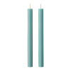 Изображение товара Набор из двух свечей бирюзового цвета из коллекции Edge, 24,5 см