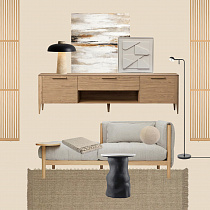 Изображение Интерьер в стиле джапанди: когда минимализм становится уютным