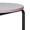 Изображение товара Столик кофейный Ror, Ø50 см, черный/серый/розовый