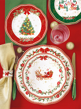 картинка Тарелка обеденная Christmas Heritage, Ø28 см от магазина Одежда+