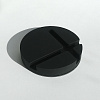 Изображение товара Подставка с беспроводной зарядкой для телефона Shaiba charge, Ø12 см, ясень черный матовый/галька
