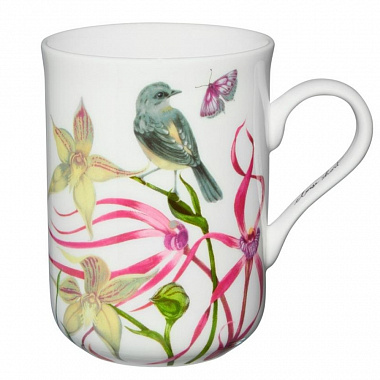 картинка Кружка Eloise Short Lyric, Малиновка, 330 мл, белая от магазина Одежда+