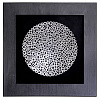 Изображение товара Панно на стену Металлические кольца, черное/металлик