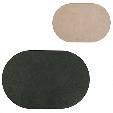 Салфетка сервировочная Pool, 30х45 см, зеленая/бежевая, анонс элемента