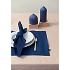 Изображение товара Салфетка под приборы из стираного льна синего цвета из коллекции Essential, 35х45 см