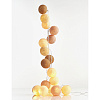 Изображение товара Гирлянда Нюд, шарики, на батарейках, 20 ламп, 3 м
