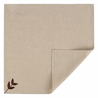 Салфетка сервировочная Desert leaf из коллекции Essential, 45х45 см, анонс элемента