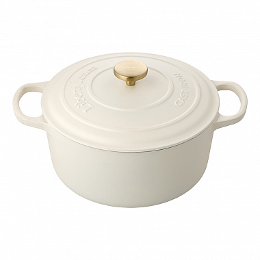 картинка Кастрюля с крышкой из коллекции "Шеффилд", Ø26 см, молочная от магазина Одежда+