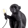 Изображение товара Светильник Monkey Lamp Sitting, черный