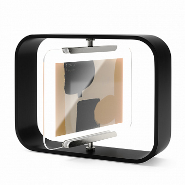 картинка Фоторамка двусторонняя Bellwood, 16х22 см, черная от магазина Одежда+