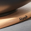 Изображение товара Подставка магнитная под горячее Staub, деревянная, круглая, 16,5 см