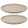 Набор из двух тарелок бежевого цвета из коллекции Essential, 25 см