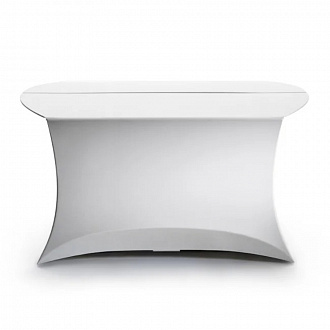 Стол складной, 40х116 см, белый