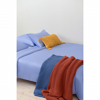 Изображение товара Комплект постельного белья сиреневого цвета из коллекции Essential, 150х200 см