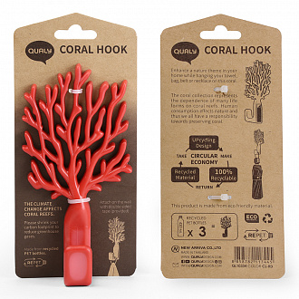 Изображение товара Крючок Coral, красный