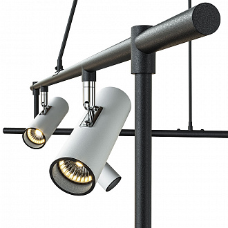 Изображение товара Светильник подвесной Technical, Rami, 6 ламп, 93,3х107х120 см, черно-белый