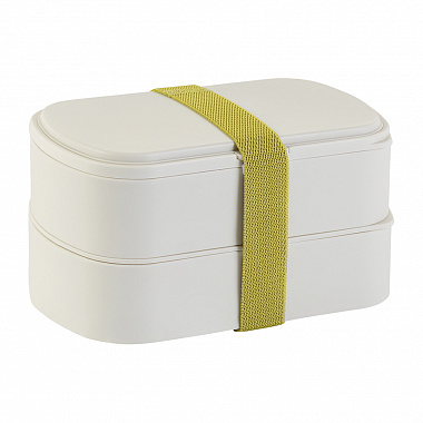 Ланч-бокс с приборами Food Time, 1 л, молочный, анонс элемента