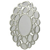 Изображение товара Панно на стену овальное Кольца с зеркалами, серебро
