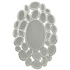 Изображение товара Панно на стену овальное Кольца с зеркалами, серебро
