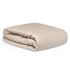 Изображение товара Комплект постельного белья из премиального сатина бежевого цвета из коллекции Essential, 150х200 см