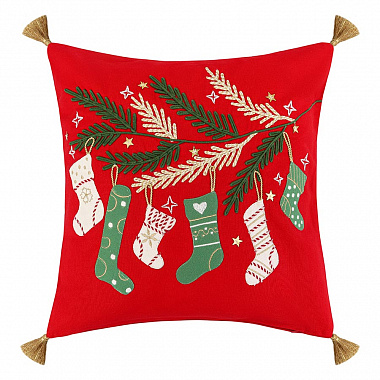 Чехол на подушку Winter wishes из коллекции New Year Essential, анонс элемента