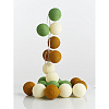 Изображение товара Гирлянда Имбирный чай, шарики, на батарейках, 20 ламп, 3 м