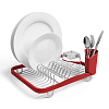 Изображение товара Сушилка для посуды Sinkin красный-никель