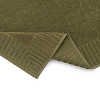 Изображение товара Коврик для ванной с фактурным бортиком оливкового цвета из коллекции Essential, 50х80 см