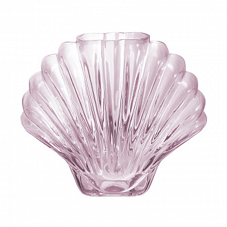 Изображение товара Ваза для цветов Seashell, 20 см, розовая