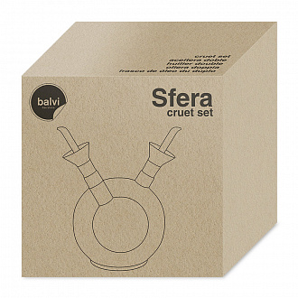 Изображение товара Емкость для масла и уксуса Sfera, прозрачная