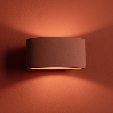 картинка Светильник настенный Modern, Terra, 18Х9 см, красный от магазина Одежда+