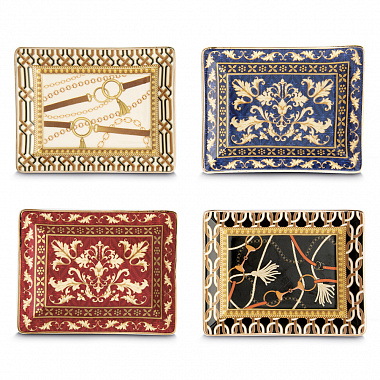 картинка Набор блюд Glamour, 9,5х7,5 см, 4 шт. от магазина Одежда+