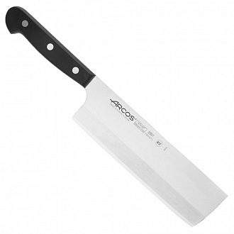 Изображение товара Нож для нарезки и шинковки овощей Universal, Usuba, 17 см, черная рукоятка