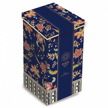 картинка Ваза Paisley, 24 см, синяя от магазина Одежда+