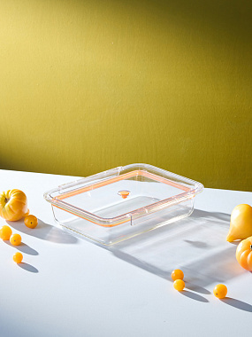 картинка Контейнер для запекания и хранения Click Glass с крышкой, 2,4 л от магазина Одежда+