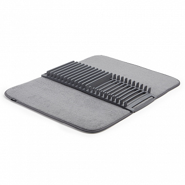 картинка Коврик для сушки посуды Udry, 46х61 см, темно-серый от магазина Одежда+