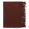 Изображение товара Плед мохеровый шоколадного цвета из коллекции Essential, 130х180 см