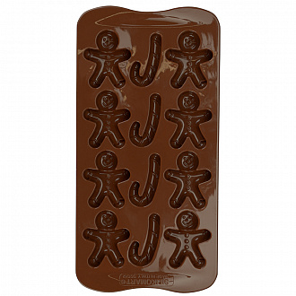 Изображение товара Форма для приготовления конфет Mr Ginger, 10,5x21,5 см, силиконовая