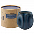 Свеча ароматическая с деревянным фитилём Nutmeg, Leather & Vanilla из коллекции Edge, синий, 60 ч