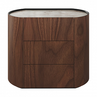 Комод Lagom, 90х51х72,2 см, орех/камень