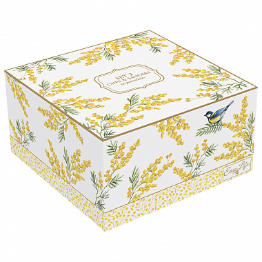 картинка Набор чашек с блюдцем Mimosa, 240 мл, 2 шт. от магазина Одежда+