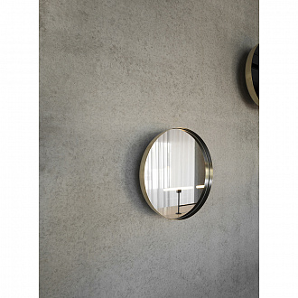 Изображение товара Зеркало настенное Darkly, Ø60 см, матовая латунь