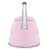 Изображение товара Чайник со свистком Smeg, 2,3 л, розовый