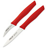Изображение товара Набор из 2 ножей для чистки и нарезки овощей Nova, 6/10 см, красные рукоятки