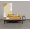 Изображение товара Комплект постельного белья двуспальный из сатина горчичного цвета с авторским принтом из коллекции Freak Fruit