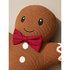 Изображение товара Подушка вязаная Classy gingerbread из коллекции New Year Essential, 40х50 см