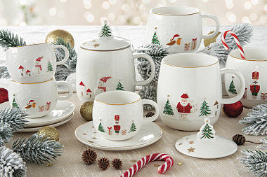 картинка Кружка Let it snow, Santa, 400 мл от магазина Одежда+
