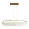 Изображение товара Светильник подвесной LED, Eclat, 4х15,5 см, белый/латунь