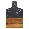 Изображение товара Доска сервировочная Marm, 21,5х33,5 см, черный мрамор/акация