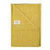 Изображение товара Полотенце кухонное с принтом Sketch горчично-желтого цвета из коллекции Wild, 45х70 см